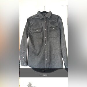 BNWT Harley Davidson Button up Flannel